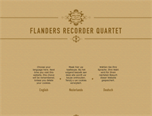 Tablet Screenshot of flanders-recorder-quartet.be